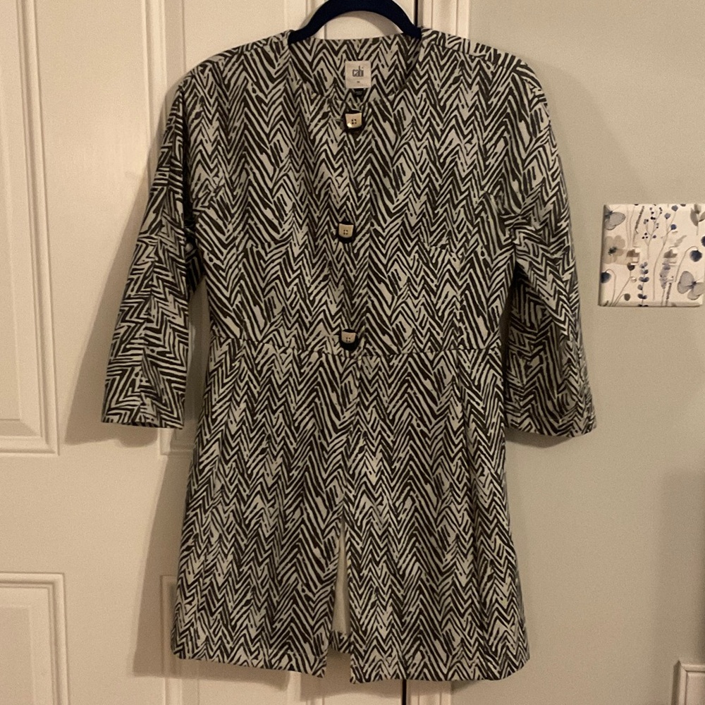 CAbi Black and tan coat